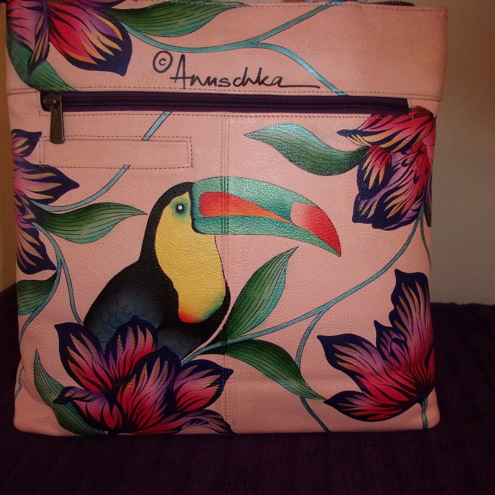 Anushka Triple Comp Tote/Shoulder Bag NWT - Picture 3 of 16